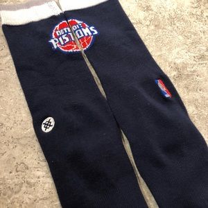 NEW: LE: NBA Detroit Pistons Crew Stance Socks